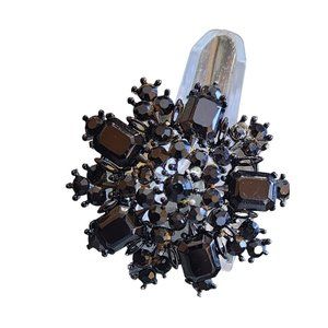 Vintage Signed Austria Rhinestone Brooch (A2463)